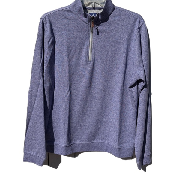 Johnnie-O Sully Quarter Zip purple Large - Picture 3 of 15
